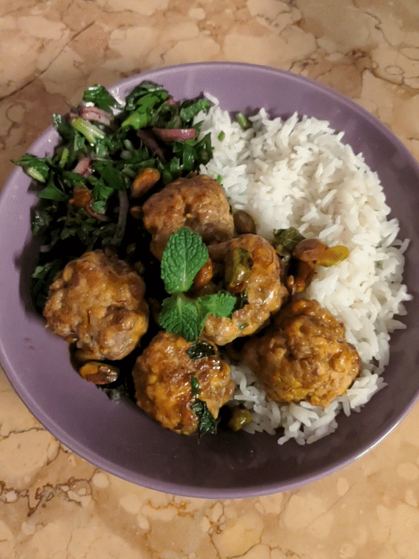 Syrian Inspired Meatballs