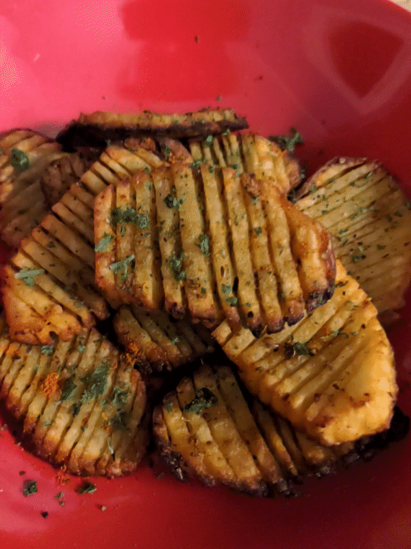 Accordion potatoes