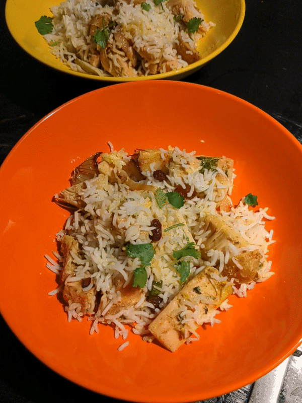 Dragonfruit…I mean Jackfruit Biryani