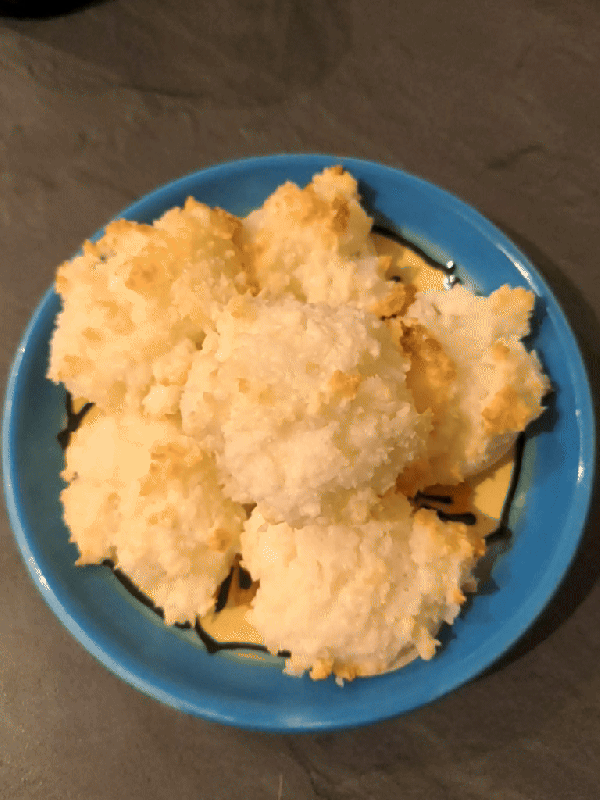 Christmas Coconut Biscuits